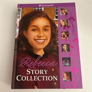 American Girl Book with Cream and Black Text